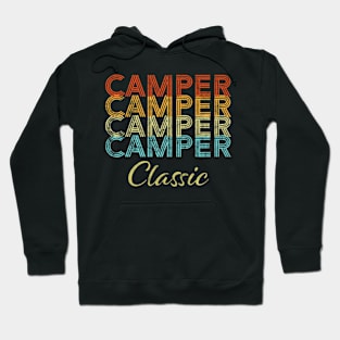 Camper Classic Retro Vintage Camping Outdoor Gift Hoodie